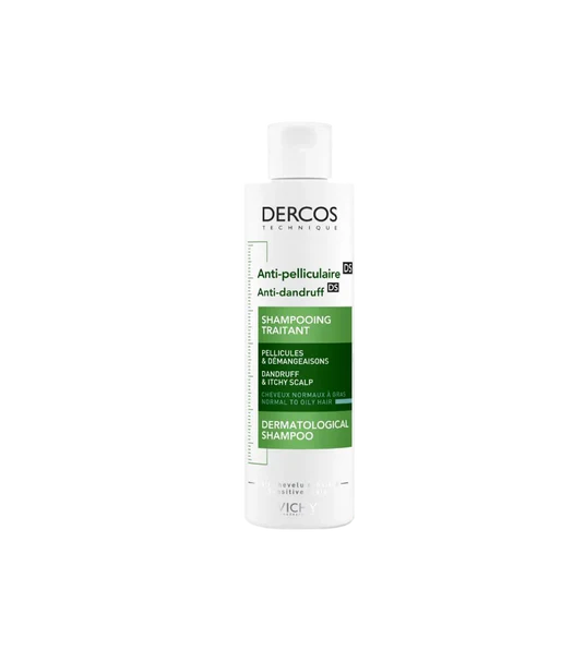 DERCOS ANTICASPA CABELLO NORMAL A GRASO 200ML