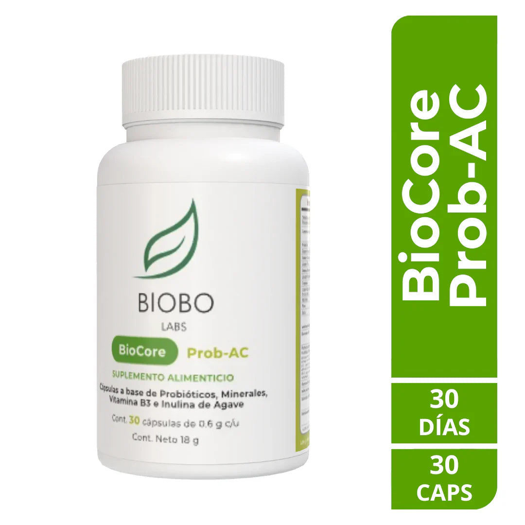 BIOBO LABS BIOCORE PROB-AC 30 CAPS 600MG C/U