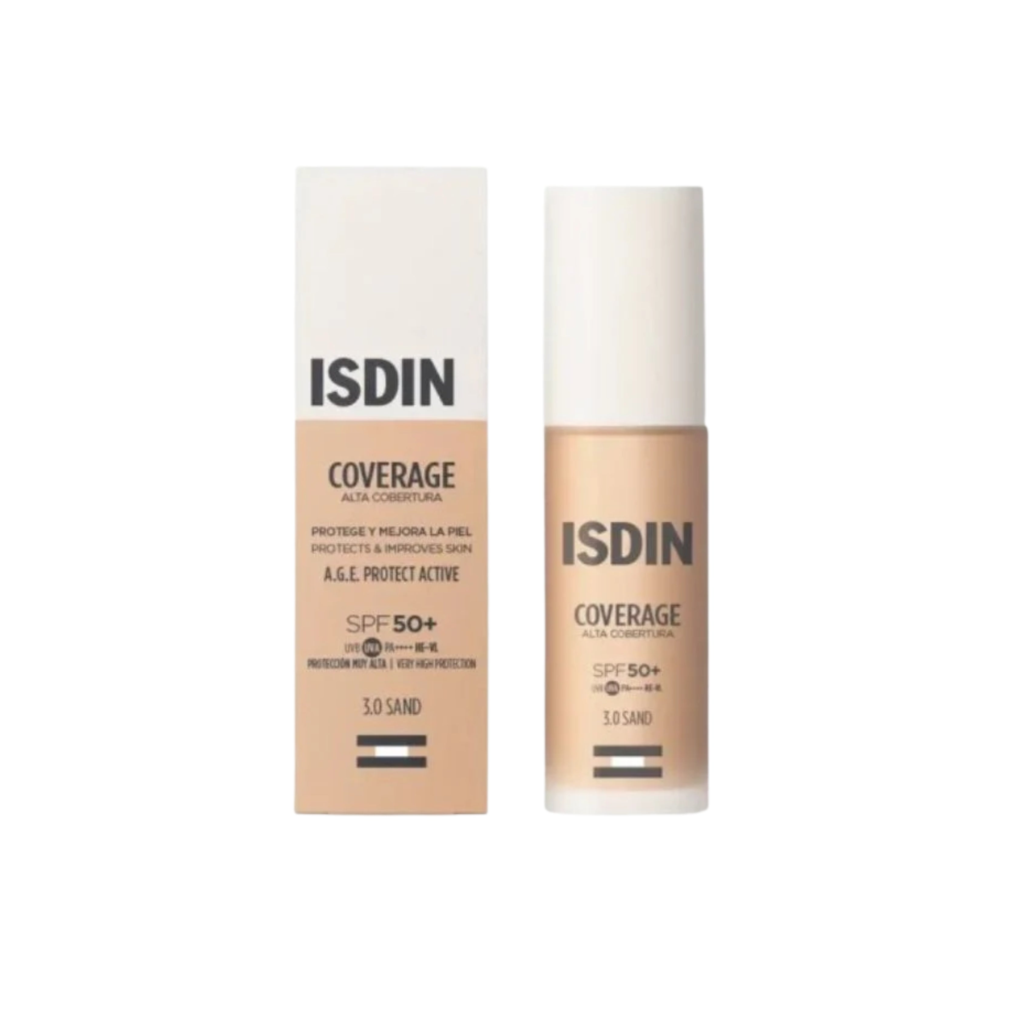 Isdin Coverage Alta Cobertura SPF 50+ 3.0 Sand 50 g